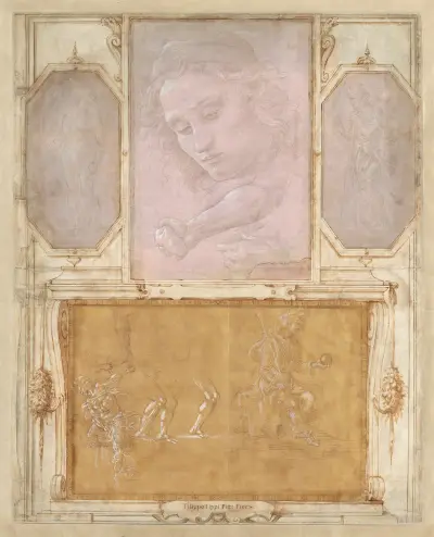Page from ‘Libro de’ Disegni’ av Giorgio Vasari