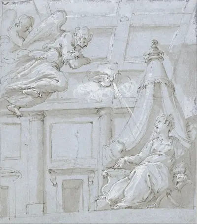 Bebådelsen av Giorgio Vasari