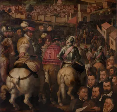 Triumf över kriget mot Siena av Giorgio Vasari