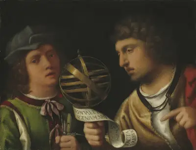 Giovanni Borgherini und sein Lehrer von Giorgione