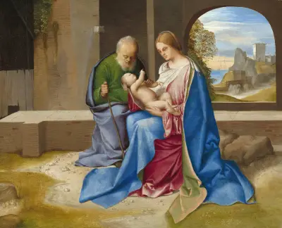 Die Heilige Familie von Giorgione