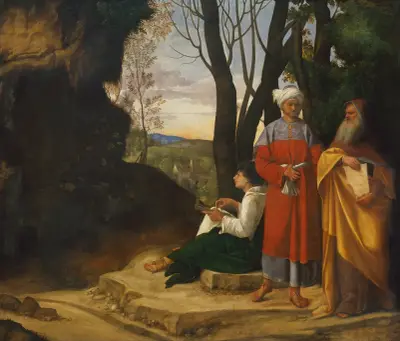 Three Philosophers von Giorgione