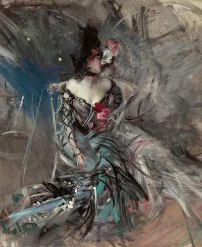 Spanska dansösen på Moulin Rouge av Giovanni Boldini