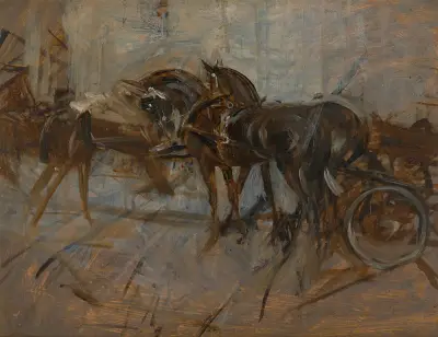 Caleche av Giovanni Boldini