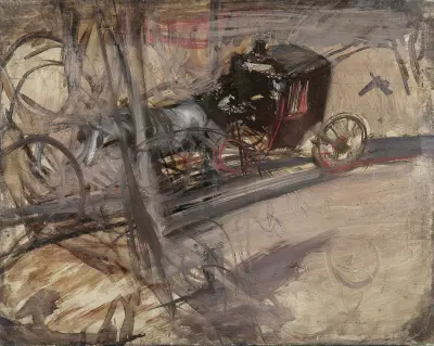 Der Kutscher (c1905) av Giovanni Boldini