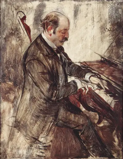 Der Pianist av Giovanni Boldini