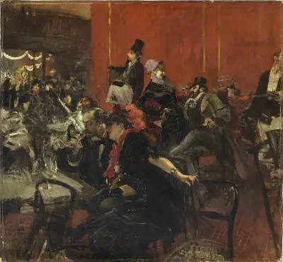 Feast Scene av Giovanni Boldini