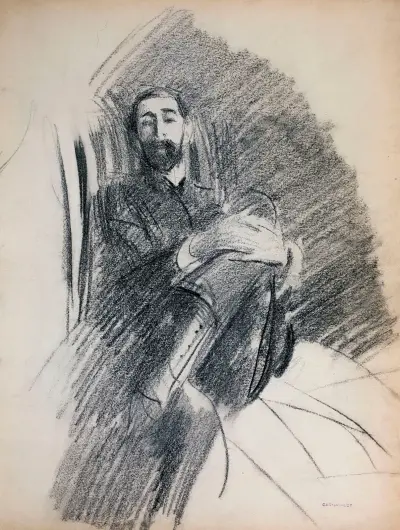 Sittande man av Giovanni Boldini