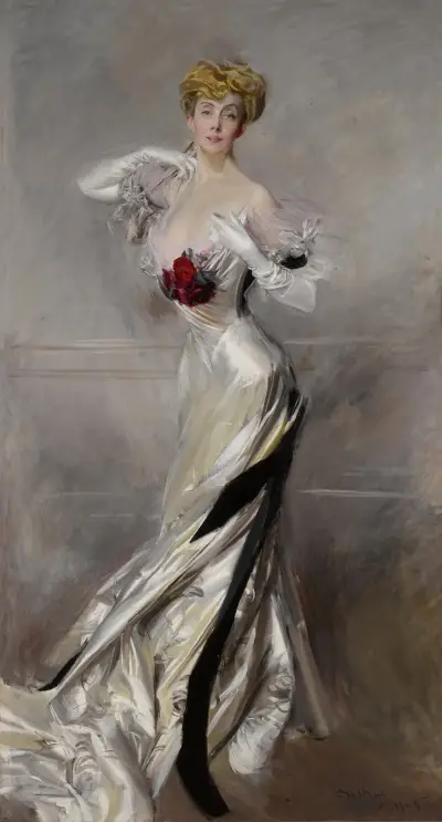 Porträtt av grevinnan Zichy av Giovanni Boldini