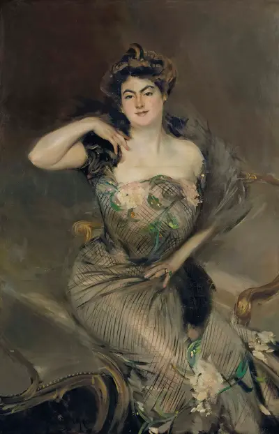 Portrait of Madame Arnold Seligmann av Giovanni Boldini