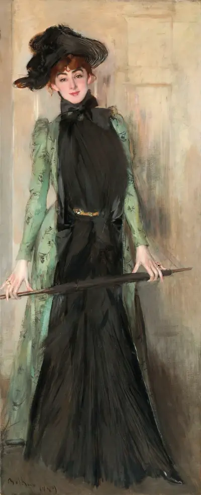 Portrait of Madame Roger-Jourdain av Giovanni Boldini