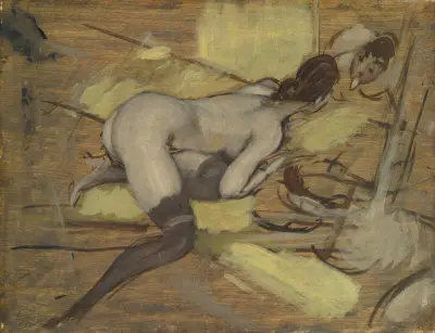 Endast med spegeln av Giovanni Boldini