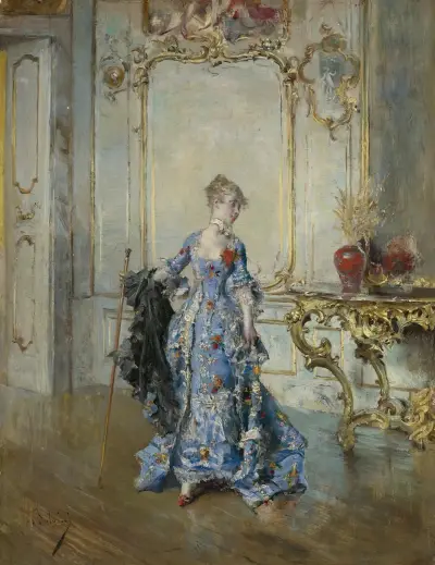Den sista blicken i spegeln av Giovanni Boldini