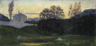 Dusk av Giovanni Giacometti
