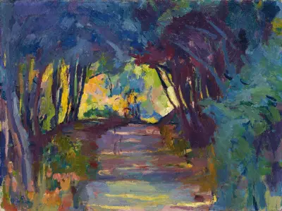 Forest Track av Giovanni Giacometti