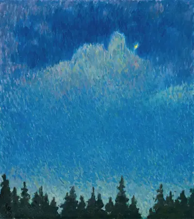 Mondschein av Giovanni Giacometti