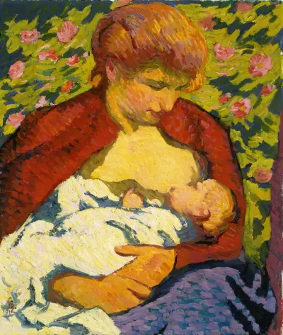 Young Mother av Giovanni Giacometti