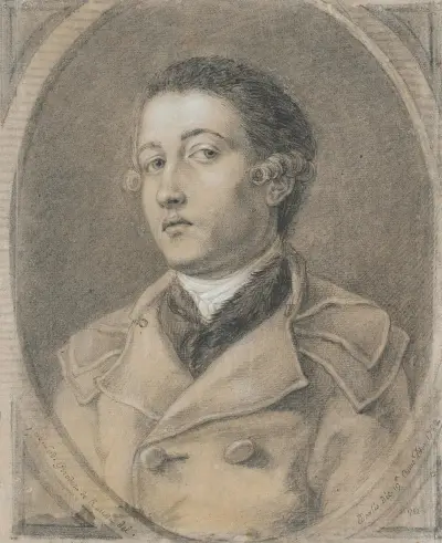 Portrait of a Young Man av Anne Louis Girodet-Trioson