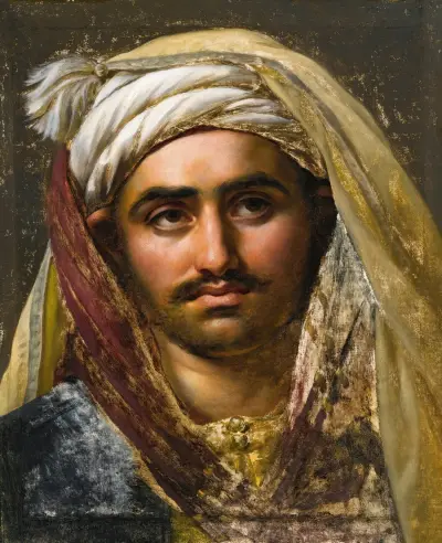 Tête d’un jeune Turc av Anne Louis Girodet-Trioson