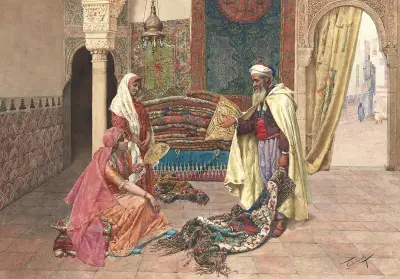 The Carpet Merchant – nr 1 av Giulio Rosati