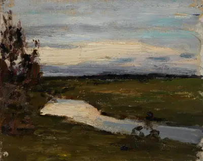 Rzeka w jasną noc, Jan Ciągliński