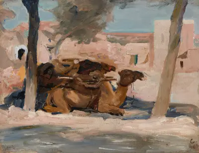Camel. From the journey to Palestine av Jan Ciągliński