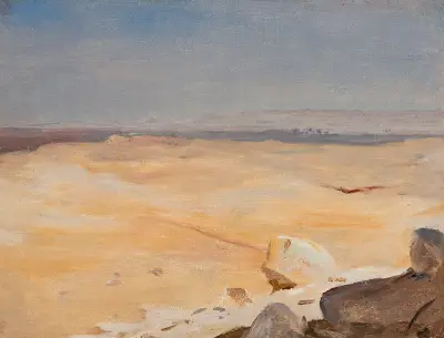 Ökenmotiv. Från resan till Egypten av Jan Ciągliński