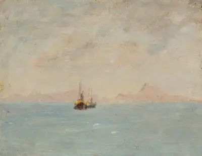 From the ship. From the journey to India av Jan Ciągliński