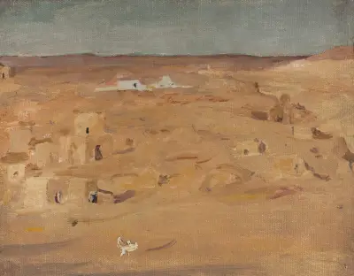 Kyrkogård i öknen. Från resan till Egypten av Jan Ciągliński