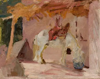 Horse. From the journey to Turkestan von Jan Ciągliński
