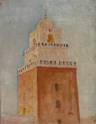 Kairouan (Das Minarett der Barbier-Moschee), 1911 – Nr. 4 von Jan Ciągliński