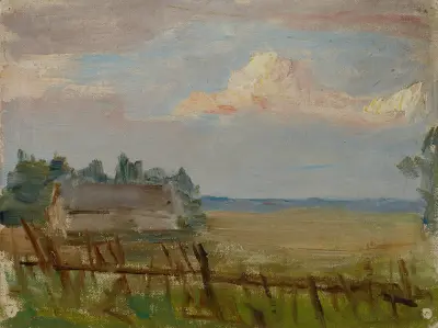 Nordiska studier (Den vita natten – moln) av Jan Ciągliński