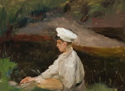 Portrait of Alexander Rubtsov av Jan Ciągliński