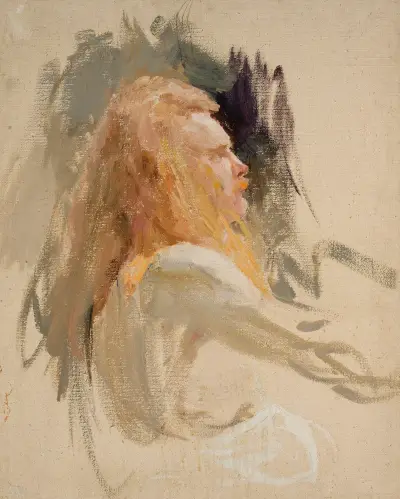Siegfried, portrait study av Jan Ciągliński