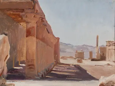 Chrám. Z cesty do Egypta, 1903 – č. 2, Jan Ciągliński