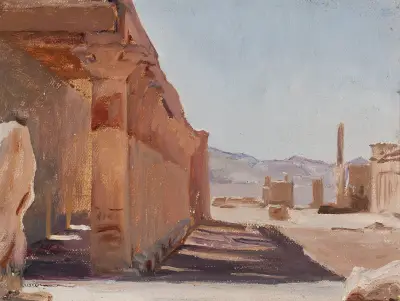 Tempel. Från resan till Egypten av Jan Ciągliński