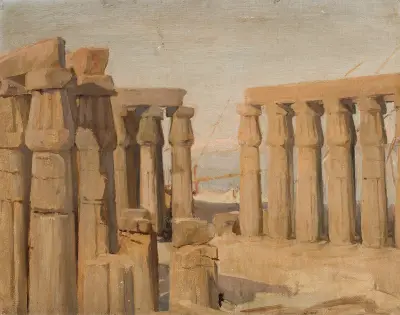 Templet i Luxor. Från resan till Egypten av Jan Ciągliński