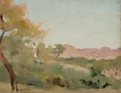 Udaipur – Indian landscape. From the journey to India av Jan Ciągliński
