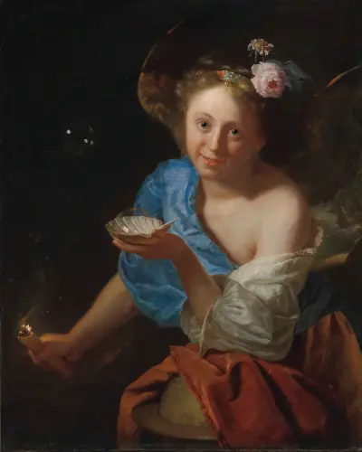 An allegory of Fortune av Godfried Schalcken