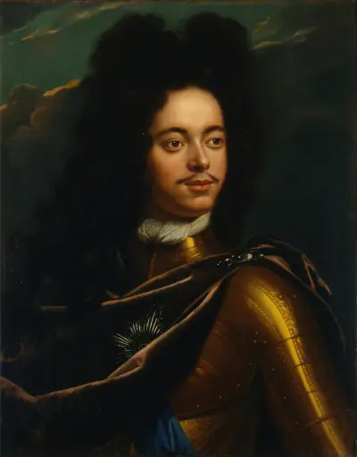 Portrait of Peter I of Russia av Godfried Schalcken
