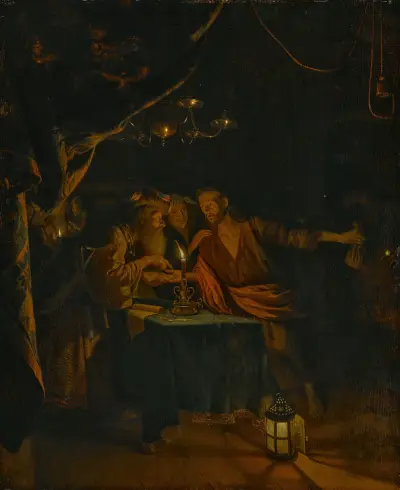The betrayal of Judas av Godfried Schalcken