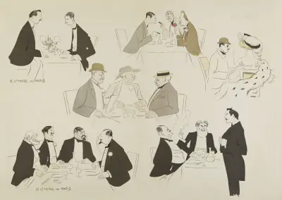 A l’Hotel de Paris av Georges Goursat (Sem)
