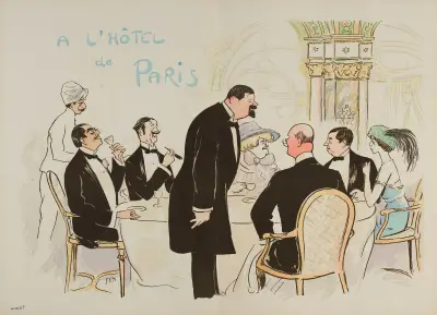 A l’Hôtel de Paris av Georges Goursat (Sem)