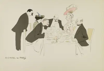 A l’Hôtel de Paris av Georges Goursat (Sem)