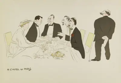 A l’Hôtel de Paris av Georges Goursat (Sem)