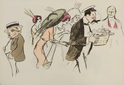 Boldini , Joël Sol, femmes av Georges Goursat (Sem)