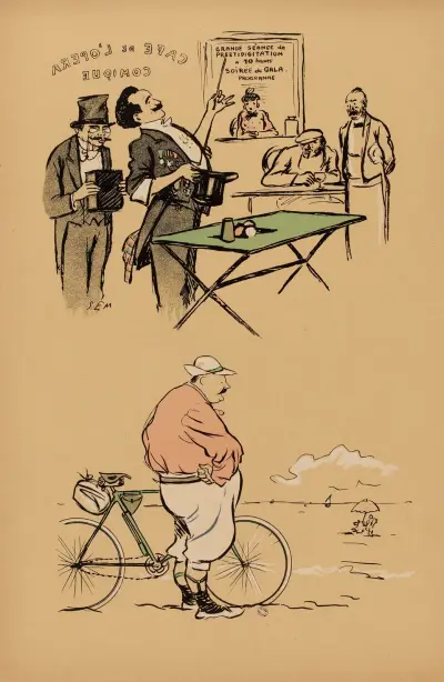Café de l’opéra comique av Georges Goursat (Sem)