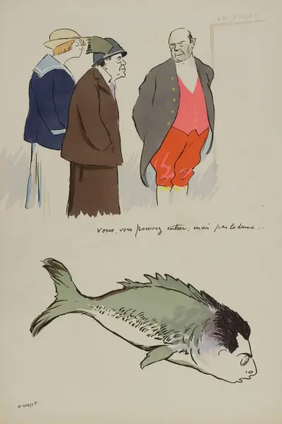 Cagnotte des hommes av Georges Goursat (Sem)