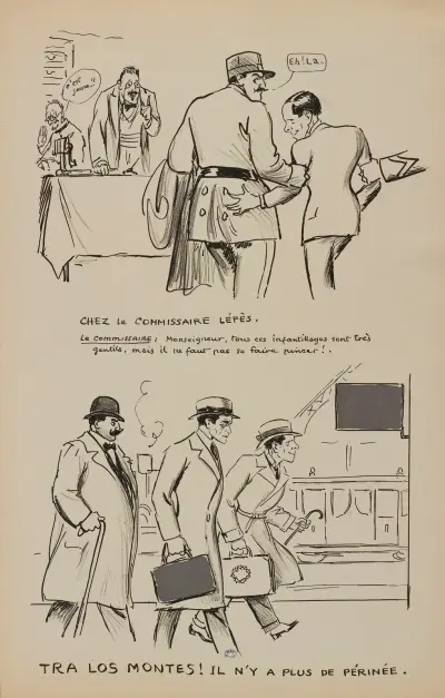 Chez le commissaire Léfès av Georges Goursat (Sem)