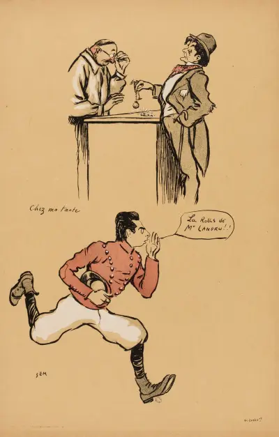 Chez ma tante av Georges Goursat (Sem)